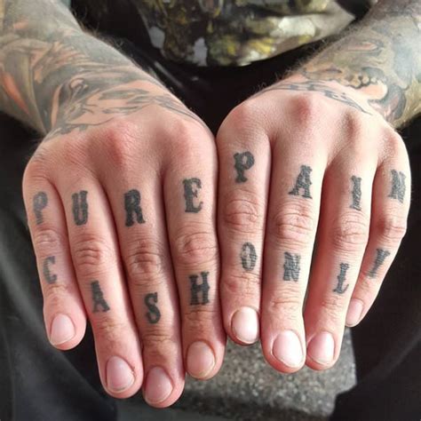 knuckle tattoo phrases|Knuckle Ink Bold Designs and Powerful Meanings